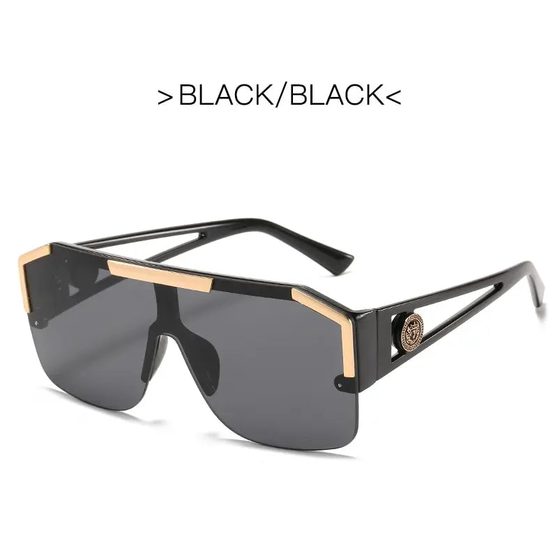 New Luxury Oversized Men Sunglasses Brand Designer Sun Glasses For Women Fashion Gradient Square Shades