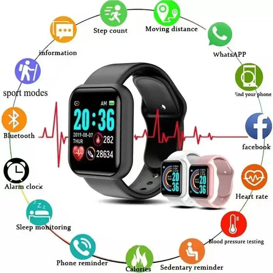 Count Sports Fashion Smart Watch Multifunctional Men And Women Networking Mobile Phone Music Fitness Sports Watch