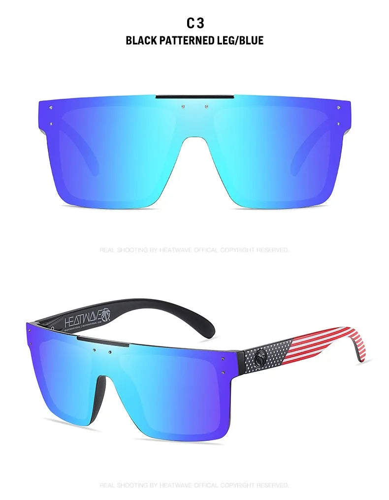 Amazon's best-selling cycling goggles high-quality real film outdoor sports polarized heat wave sunglasses HW03 eyewear