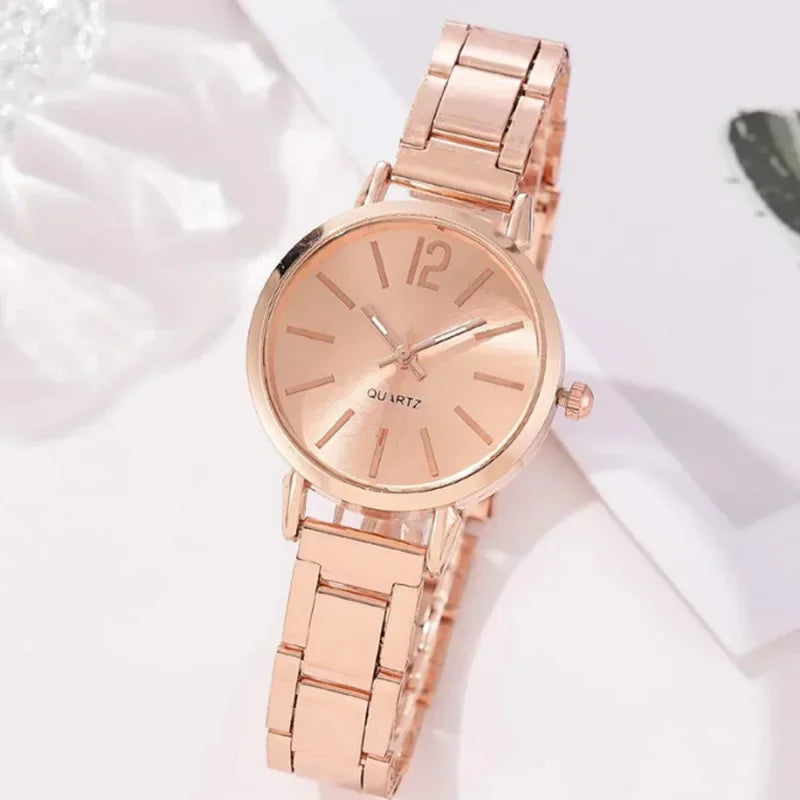 Luxury Wrist Watches for Women Fashion Analog Quartz Watch Stainless Steel Strap Ladies Watch Casual Digital Bracele Watch