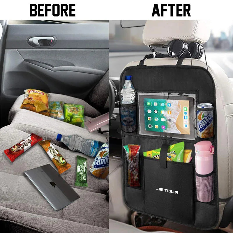 Auto Seat Back Multi Pocket Storage Bag for Chery Jetour X70 X70SM X90 X95 car Accessories Stowing Tidying Pocket Interior