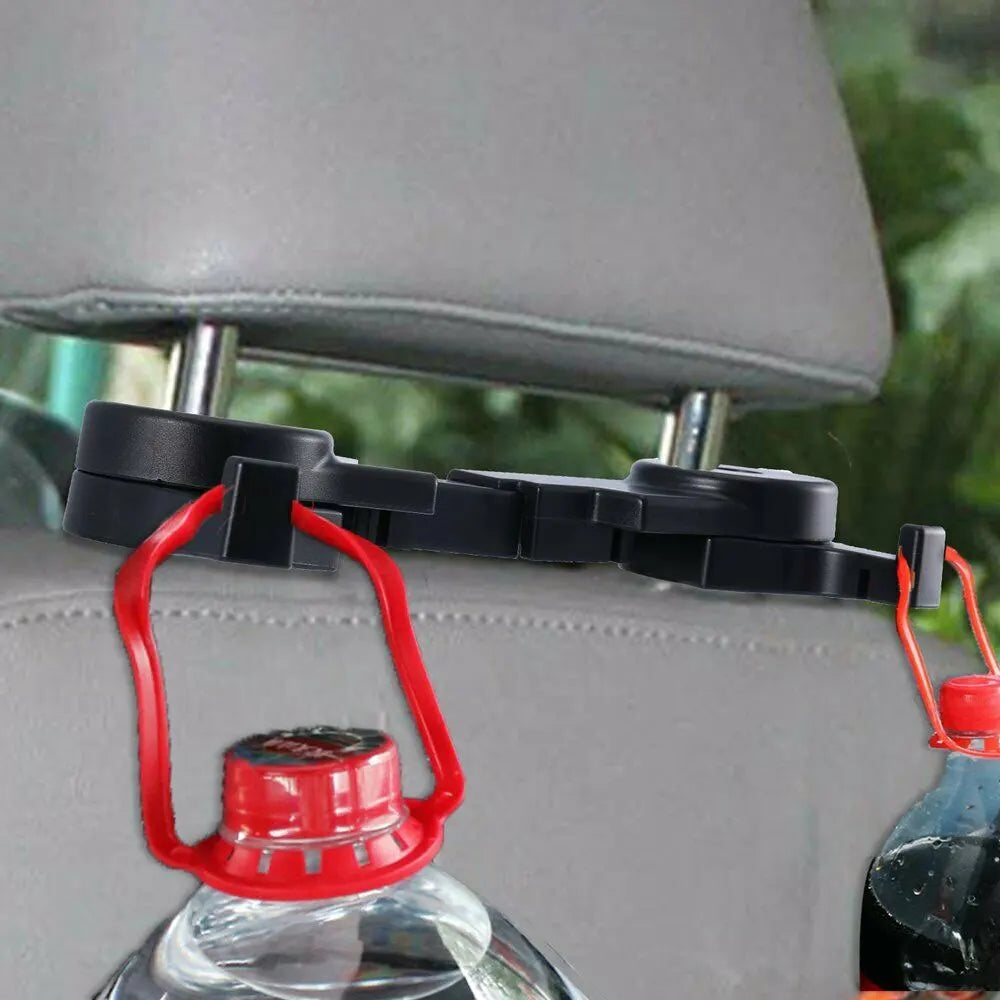 Car Headrest Hook Seat Back Hanger for Bag Handbag Grocery Cloth Portable Multifunction Clips Car Styling Car Stuff Purse Hanger