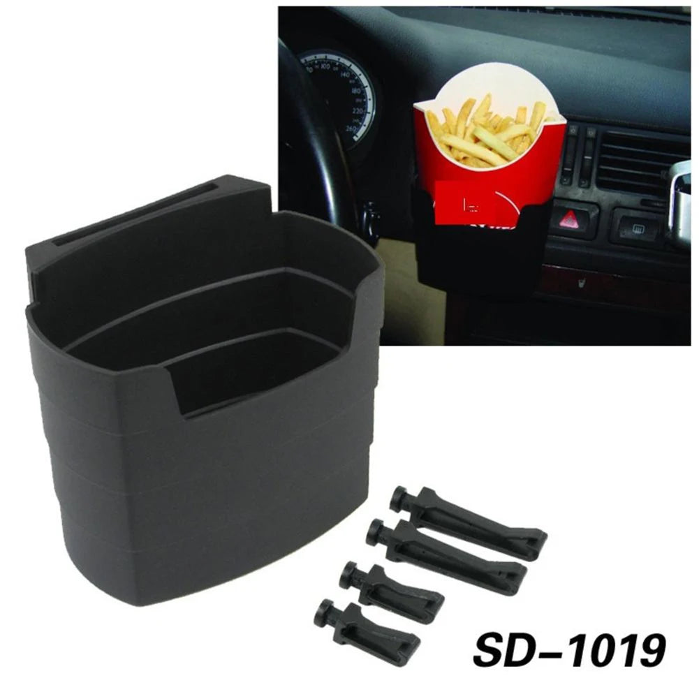 Universal Car Stuff Bucket Compact Easy Install Auto Storage Box For Vehicle