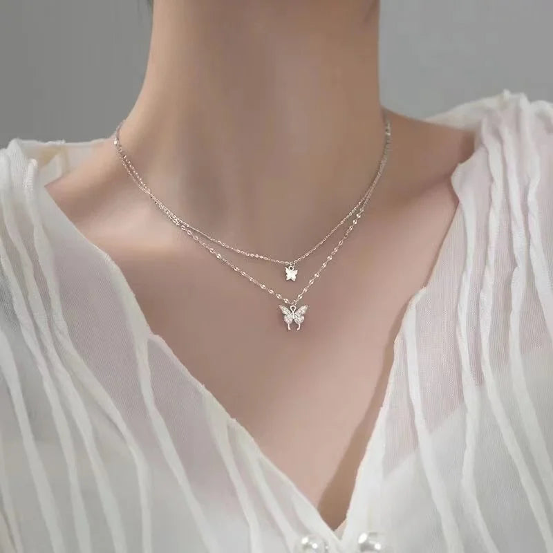 New Fashion Trend Unique Design Elegant Delicate Chalcedony Tulip Pendant Necklace Women High Jewelry Party Gifts Wholesale