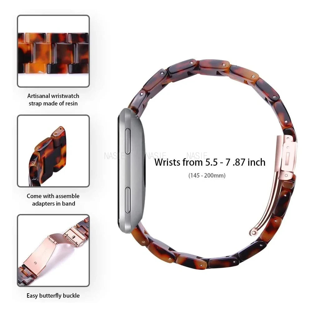 Candy Color Resin Strap For Samsung Galaxy Fit 3 Macaron Replace Wrist Watchband Belt Smart Watch Band Accessories