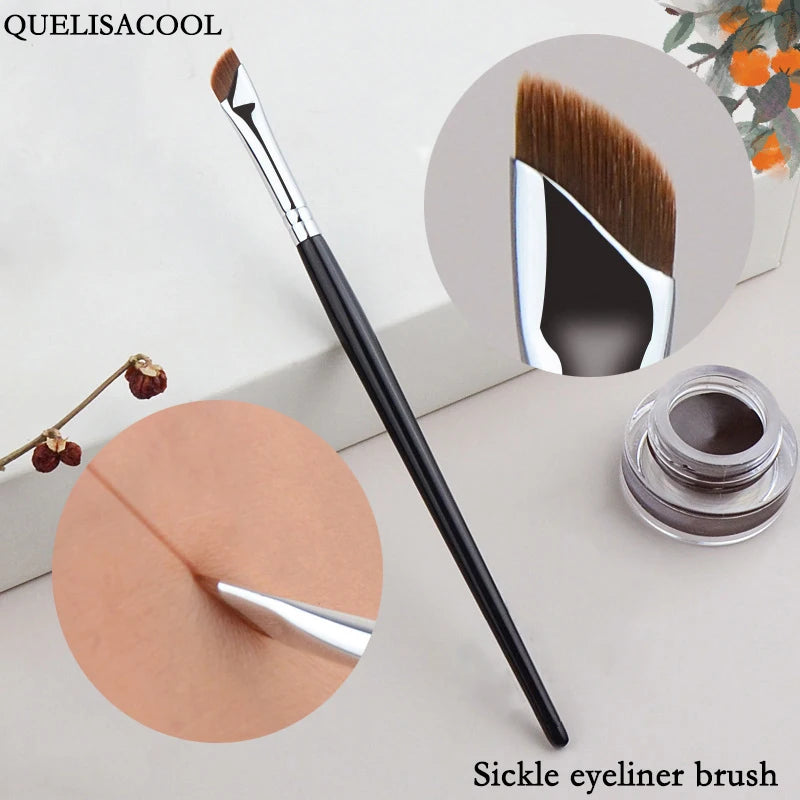 Upgrade Blade Eyeliner Brush Ultra Thin Fine Angle Flat Eyebrow Brush Under The Eyes Place Makeup Brush Precise Detail Brush