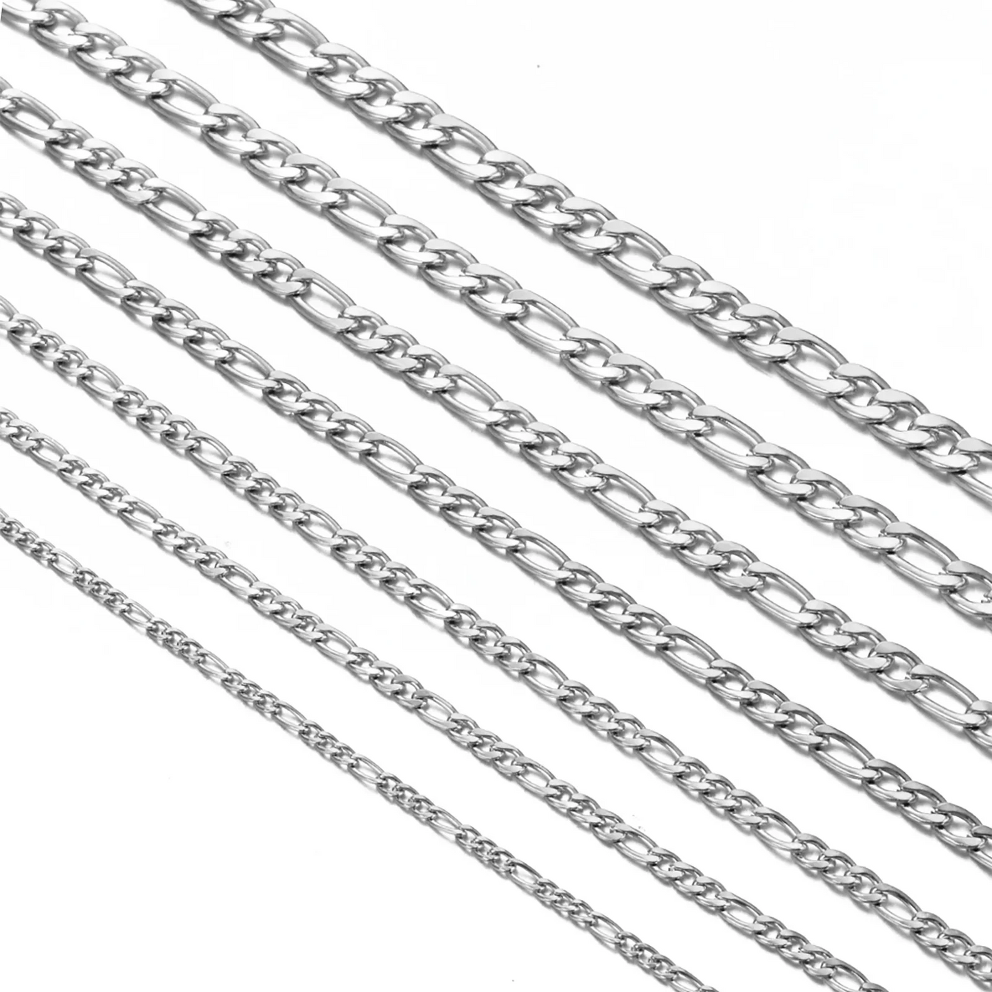 Wholesale 925 Sterling Silver Necklace 2-12mm Width 40-75cm Long Chain Lobster Clasp Men and Women Engagement Jewelry