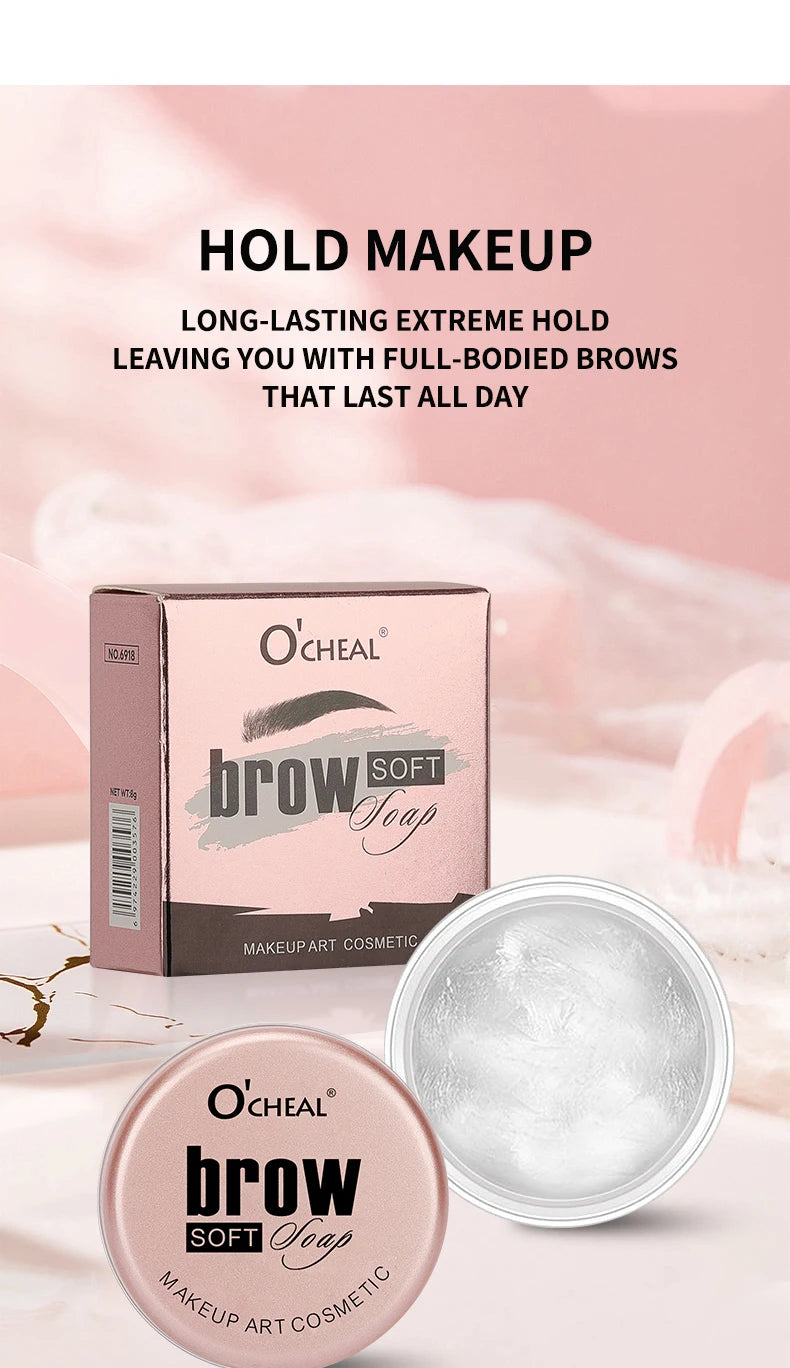 Eyebrow Styling Cream Waterproof 3D Quick-drying Makeup Eyebrow Sculpt Soap Natural Wild Brow Pomade Setting Gel Wax Cosmetics