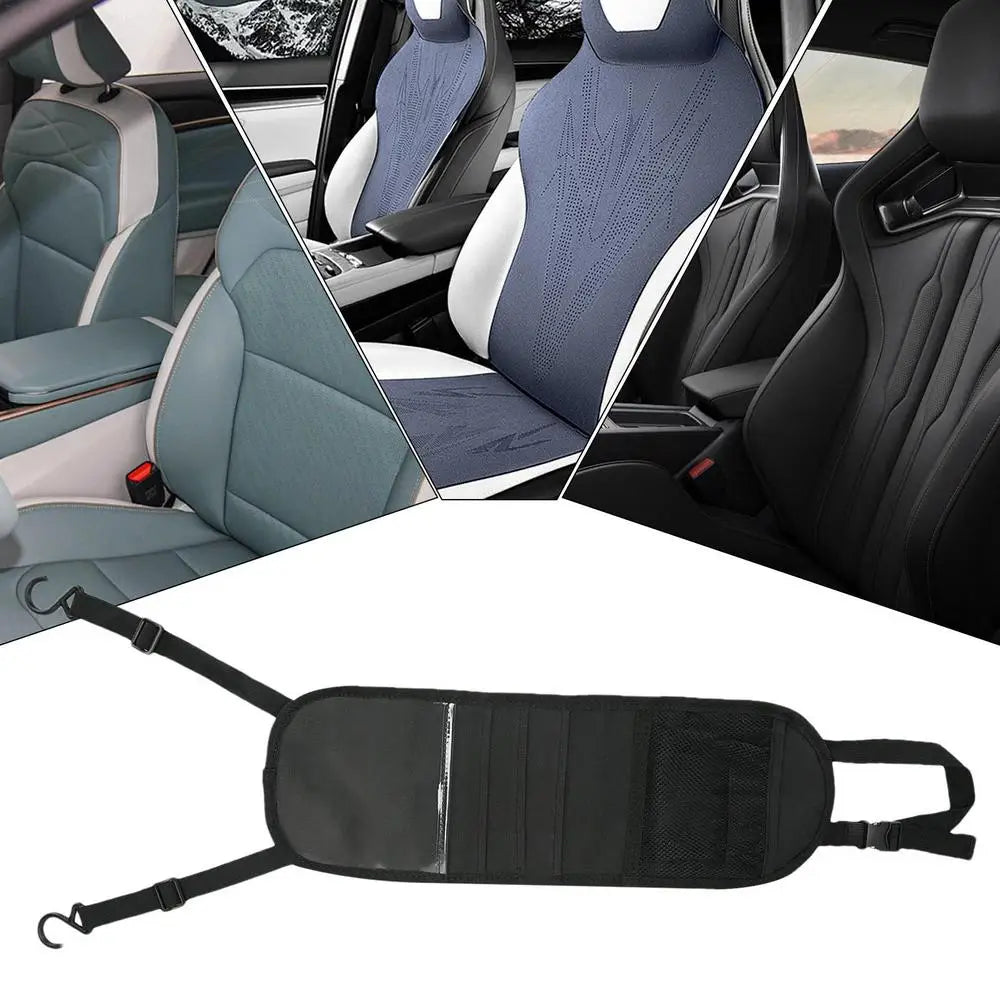 Car Seat Side Bag Multi-Pocket Drink Holder Multipurpose Mesh Pocket Car Phones Stuff Holder For Men Women Wallet