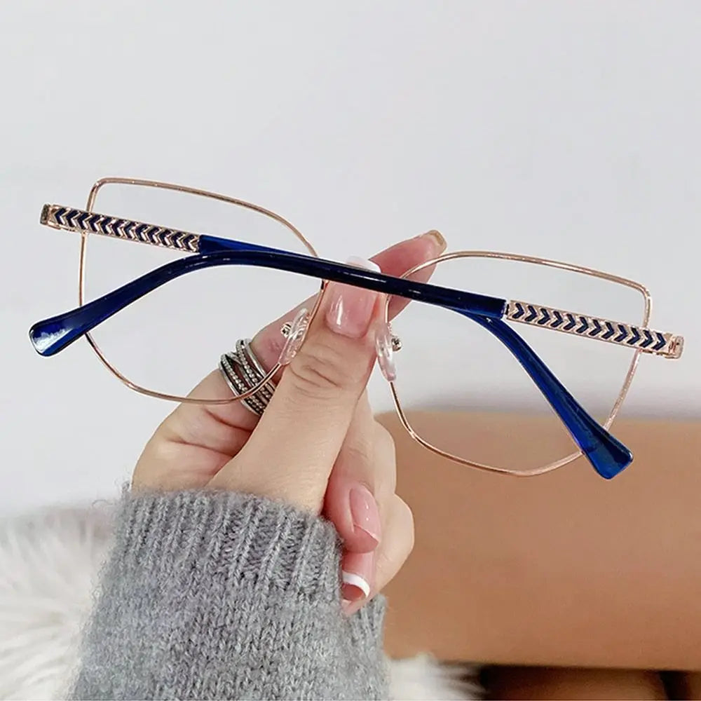 Fashion Square Eyeglasses Blue Light Blocking Women Designers Eyeglasses Optical Spectacle Computer Eye Protection Glass Eyewear