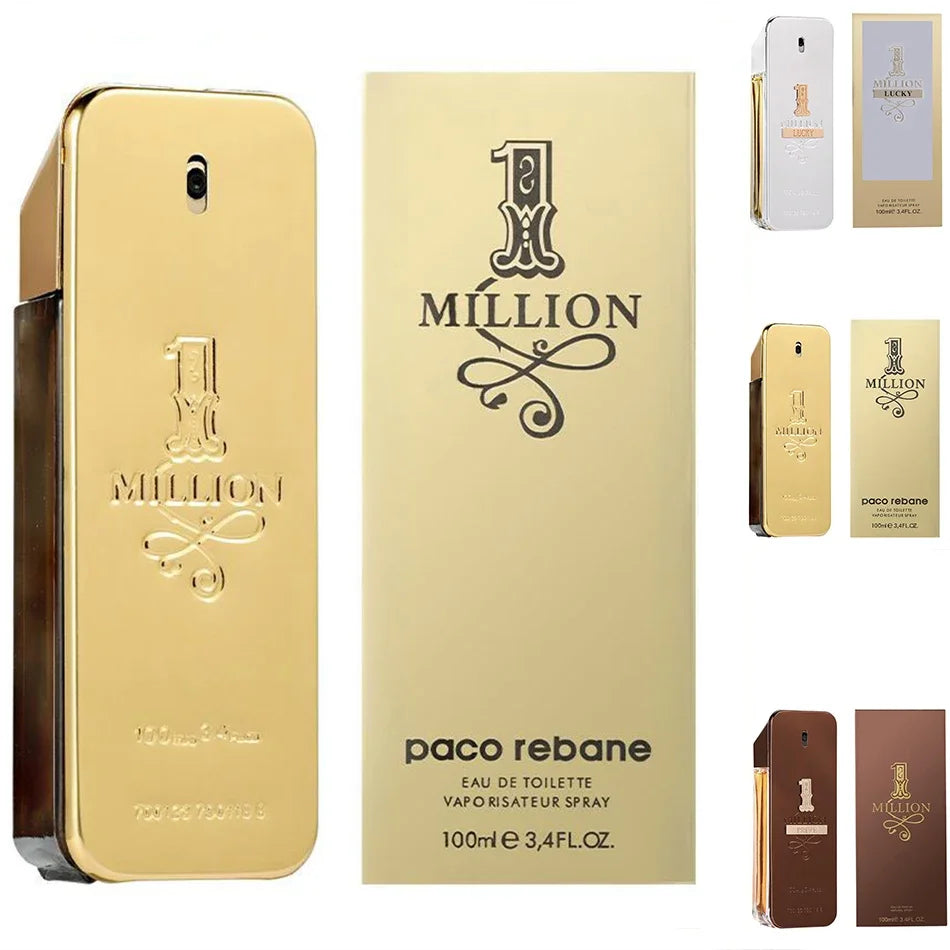 2024 New Soft Golden Millionaire Men'S Seductive Leather Notes Best Gifts for Men and Women 100ml