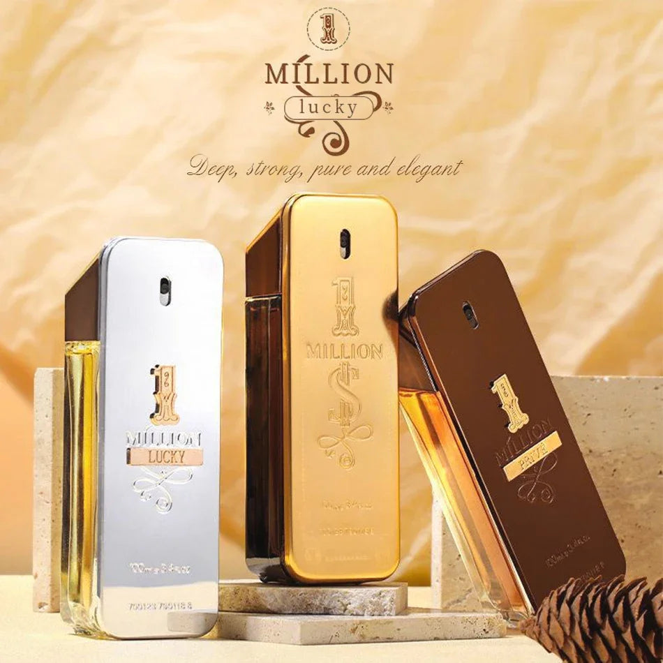 2024 New Soft Golden Millionaire Men'S Seductive Leather Notes Best Gifts for Men and Women 100ml