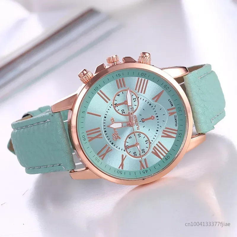 Watch Women Casual Ladies Watches Top Brand Luxury Woman Watch Leather Waterproof Simple Dress Quartz Wristwatch Female Clocks