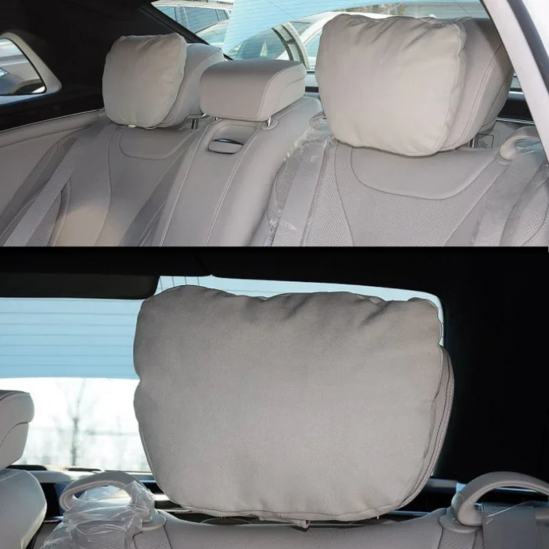 LEIBOO Memory Cotton Car Headrest Neck Support Car Accessories Seat Class Soft Universal Adjustable Car Pillow Neck Rest Cushion