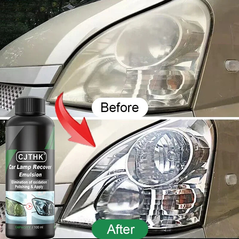 Car Headlight Restoration Polishing Kits Scratch Remover Repair Cleaning Paste Headlight Renewal Polish And Maintenance Liquid