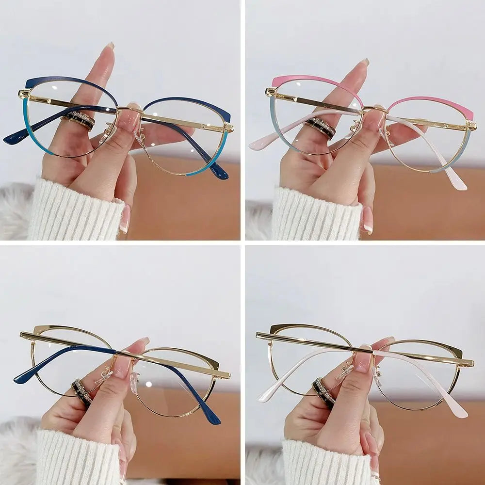 Blue Light Blocking Women Designers Eyeglasses Optical Spectacle Computer Eye Protection Glass Fashion Eyewear