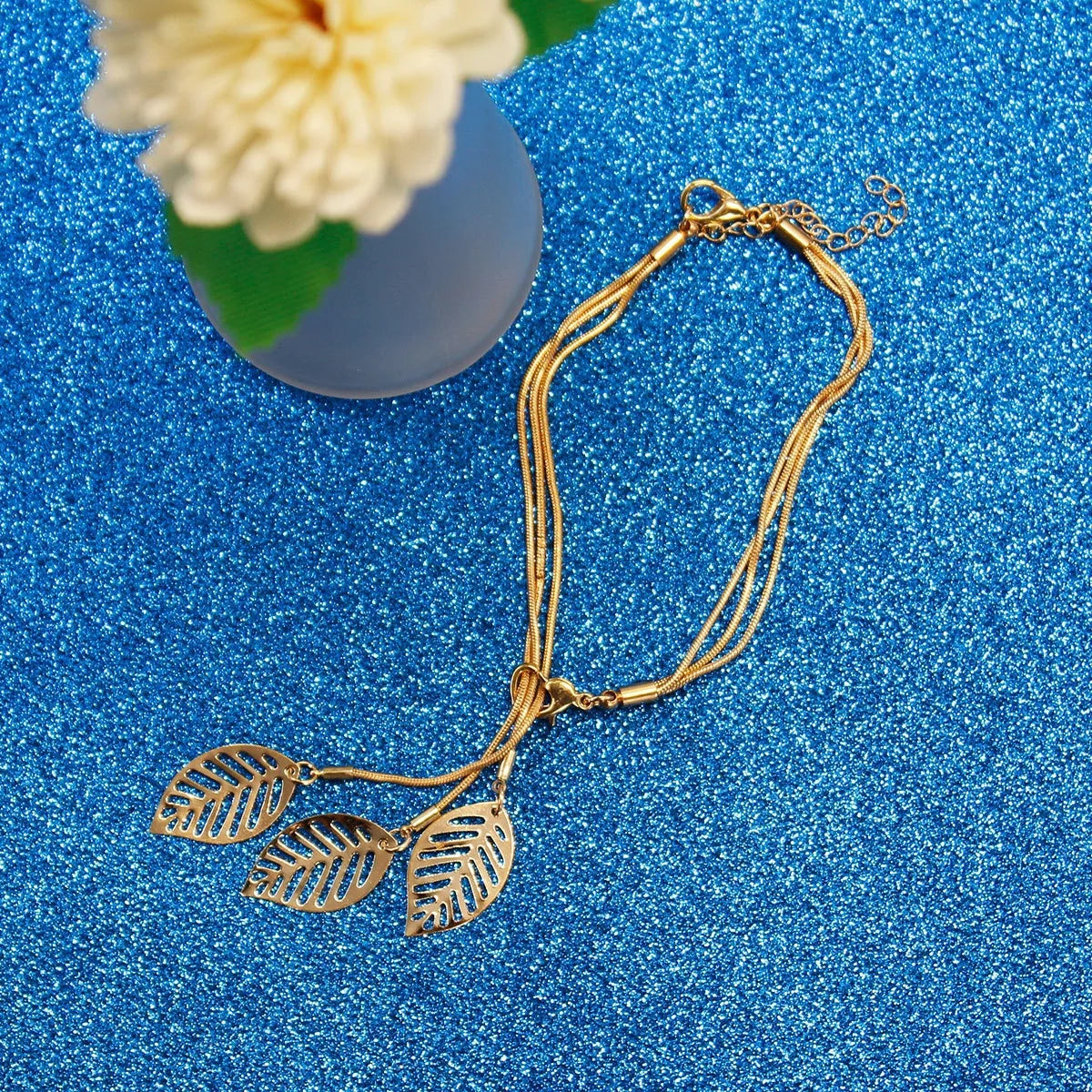 Delysia King  Leaf bracelet