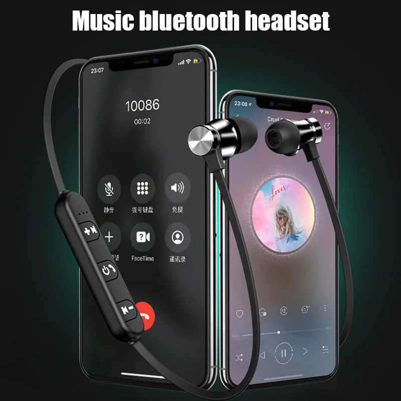 # XT-11 Bluetooth 4.2 Wireless Earphone Sports Headset Waterproof Earbuds Neckband Magnetic Headphone With Mic For Samrtphones