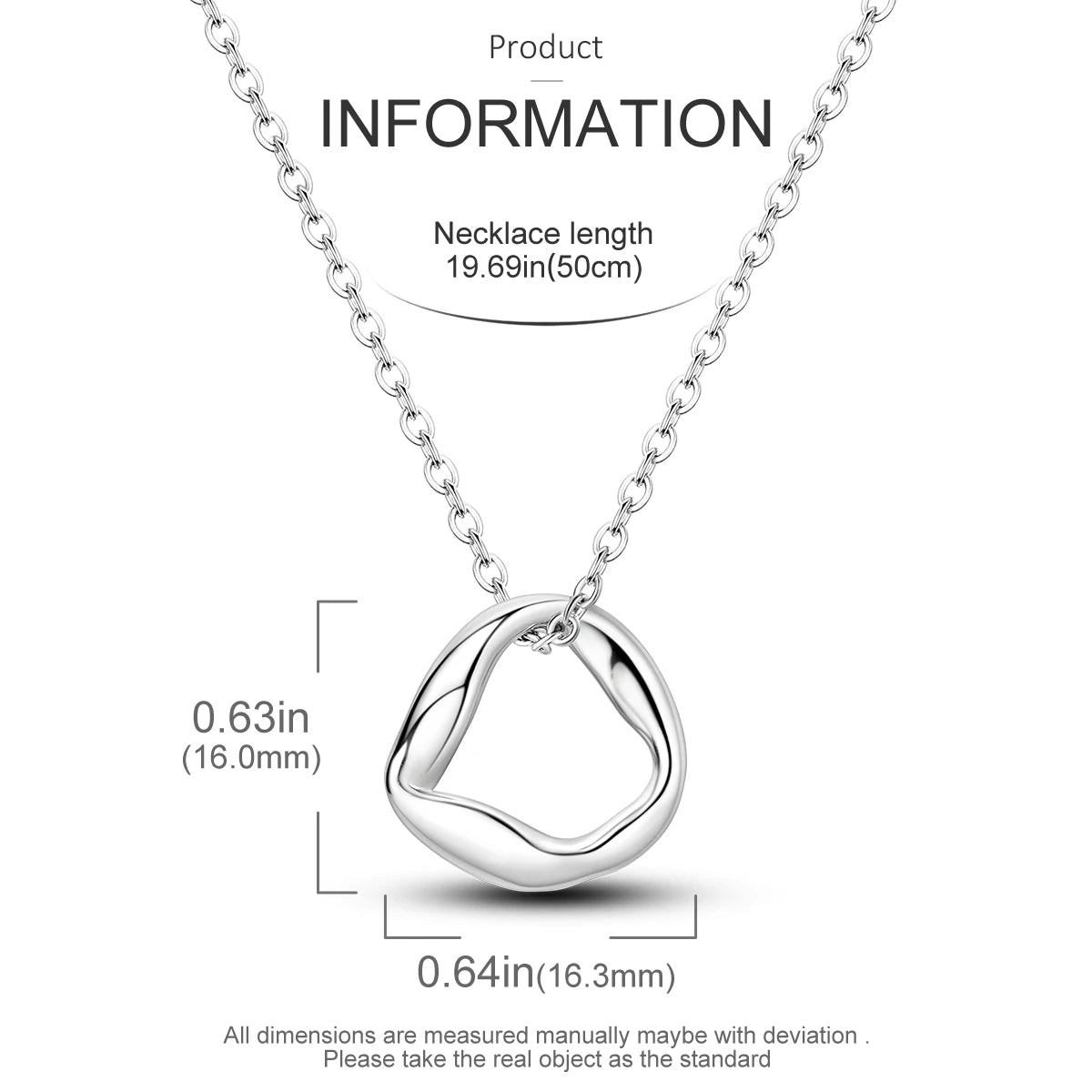 Original 925 Sterling Silver Necklace For Women Class Style Heart Shape Romantic Style High Quality Women Necklace Jewelry Gift