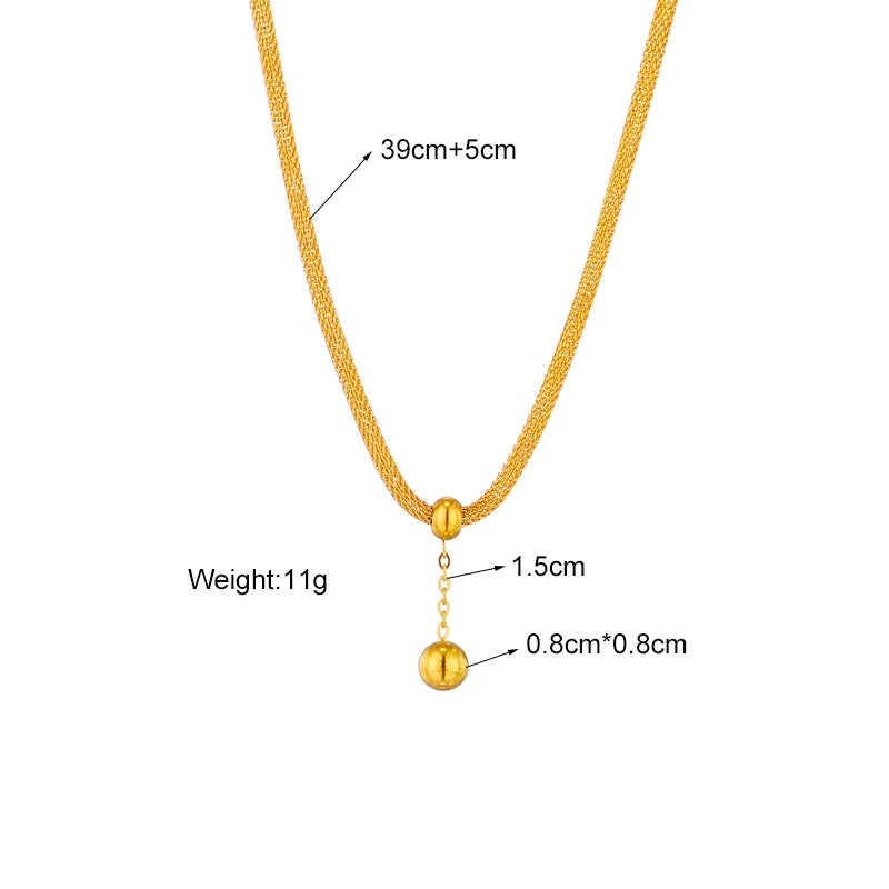 MEYRROYU316L Stainless Steel Geometry Star Moon Butterfly Pendant Multilayer Chain Choker Necklace For Women Wedding Accessories