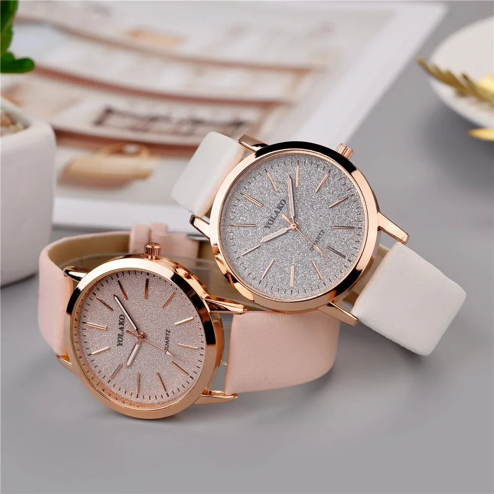 Women Watches Brand Luxury Fashion Ladies Watch Leather Watch Women Female Quartz Wristwatches Montre Femme Reloj Mujer