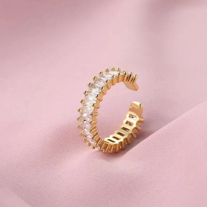 Adjustable Size Stainless Steel Rings For Women Korean Fashion Engagement Wedding Woman Ring Jewelry Accessories Wholesale 2023