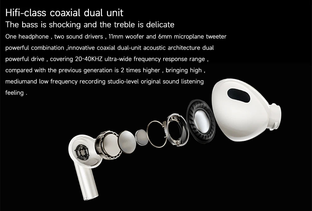 Global Version realme Buds Air 5 Pro Bluetooth Earphone 50dB Active Noise Cancelling LDAC Bluetooth 5.3 Wireless Headphone New