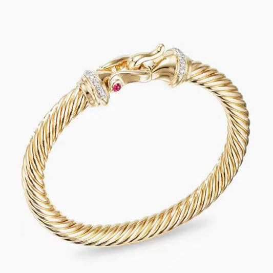 Women Medical  Bracelets Luxury Quality Gold 16CM To 20CM Made By Brass Open Type Luxury Design Fashion Jewelry