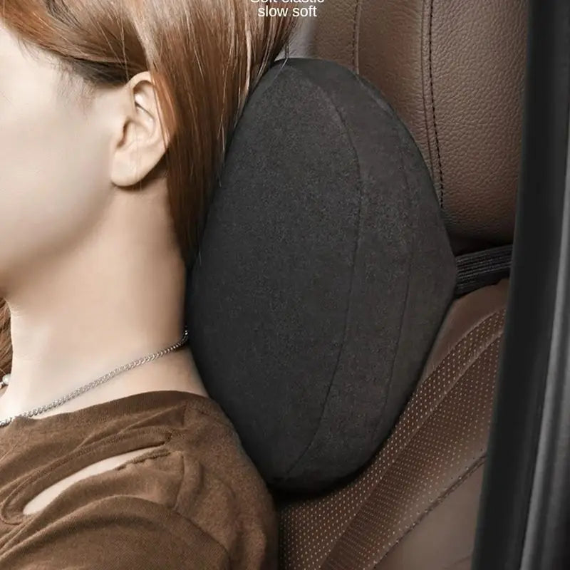 LEIBOO Memory Cotton Car Headrest Neck Support Car Accessories Seat Class Soft Universal Adjustable Car Pillow Neck Rest Cushion