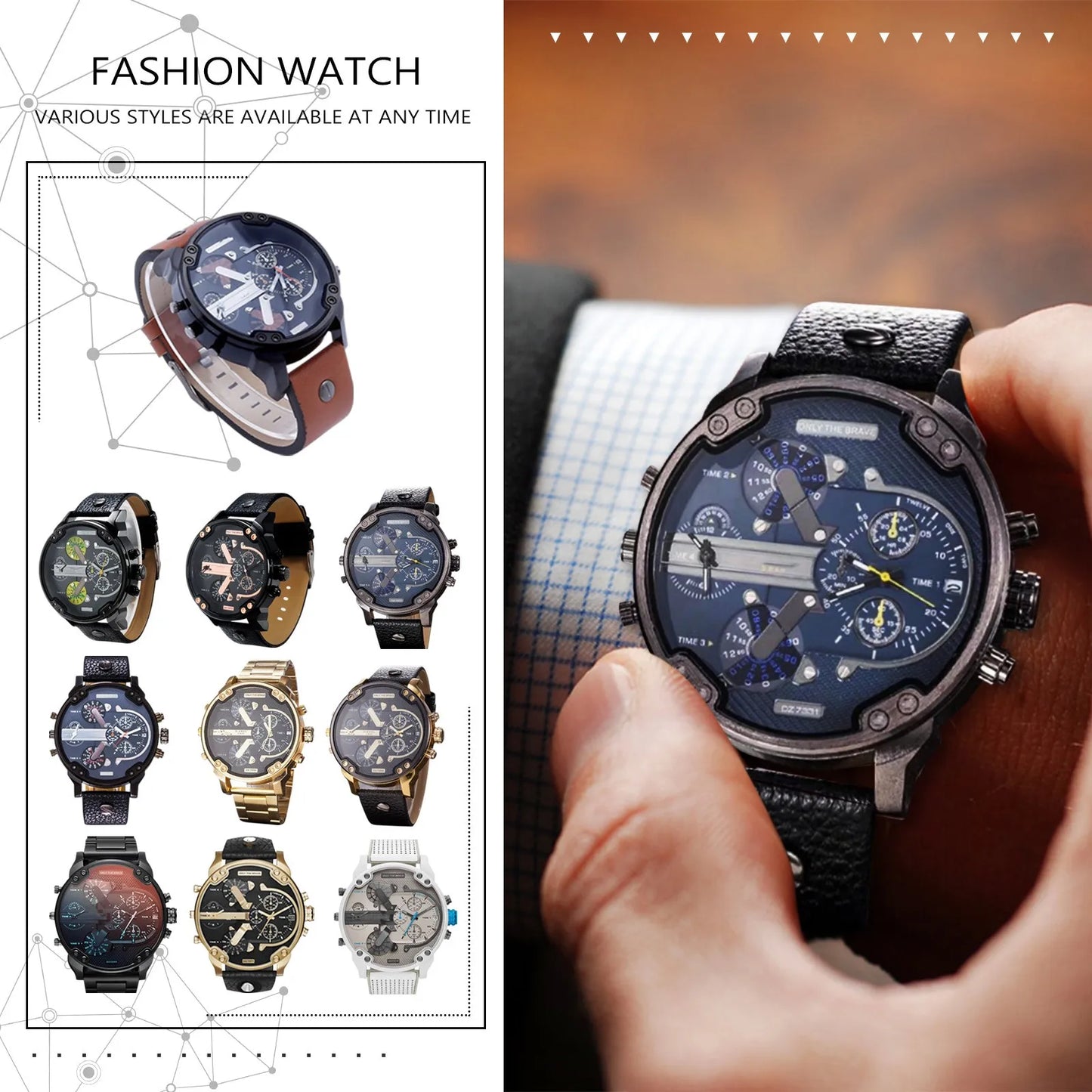 Man Business Quartz Wristwatch Luxury Watch Men Watchs Stainless Steel Men Casual Clock Watch Clock relogio masculino