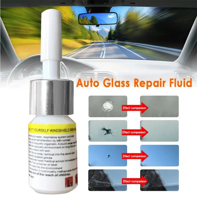 DIY Car Window Phone Screen Repair Kit Car Glass Scratch Repair Fluid Agent Set Nano Scratch Crack CrackResin Repair Agent Tools