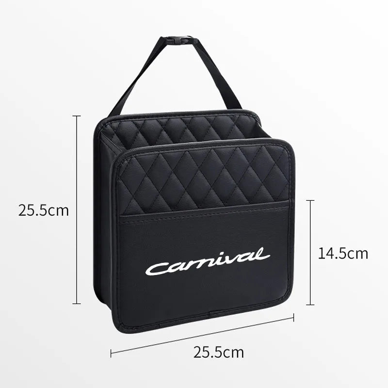 Car Pocket Trunk Bag Organizer Stowing Tidying Protectors for Trip Kids Travel Multi Hanging For KIA carnival Accessories