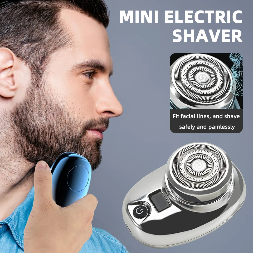 Mini Electric Razor Wet and Dry Washable Razor Fast Charging Digital Display Portable Electric Shaver 1 Hour Charge Time Upgrade