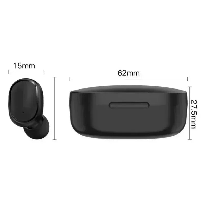 E6S TWS Bluetooth Earphones Wireless Bluetooth Headset Noise Cancelling Headsets With Microphone Headphones For Xiaomi Redmi