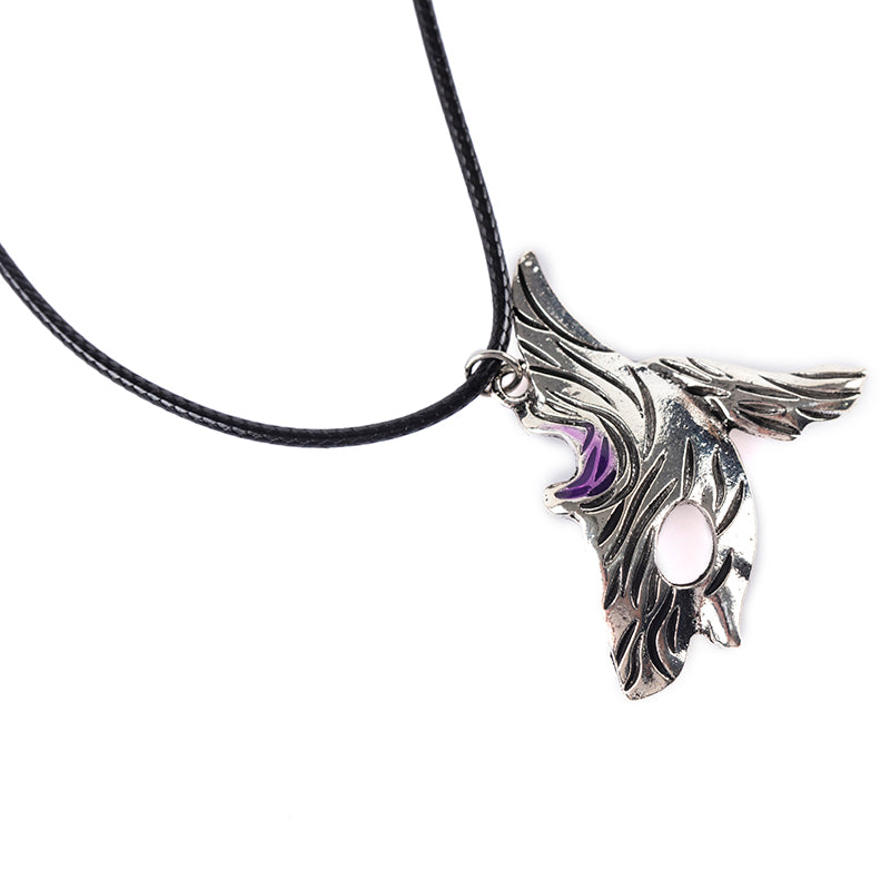 1Pair League Of Legends Style Sheep And Wolf Pendant Necklace Mysterious Splicing Pendant Jewelry Asymmetric Sheep Wolf Pendant