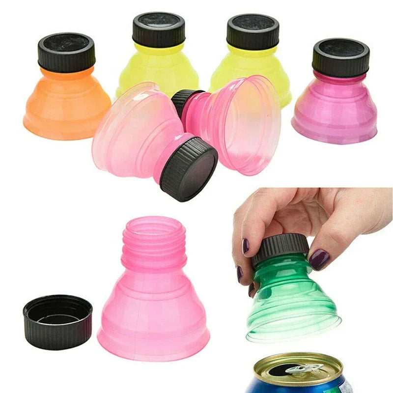 3PCS Bottle Covers  Reusable Beverage Can Lid Beer Beverage Can Lid Top Protector Leak Proof Seal Beverage Cap