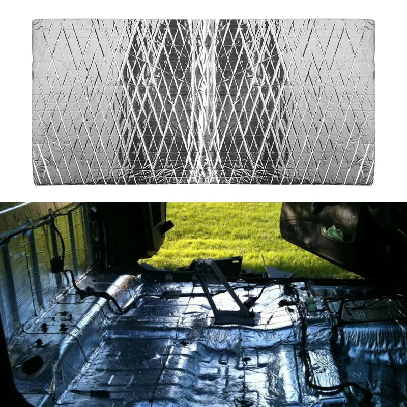 Car Soundproofing Deadening Mat Heat Sound Insulation Cotton Firewall Auto Hood Door Deadener 25x50cm 10mm  Foam