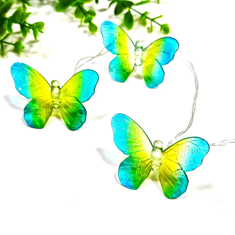 LED Butterfly light string Decor dream Fairy butterfly Lights Decorative Lighting for girl bedthroom Party Wedding decor props