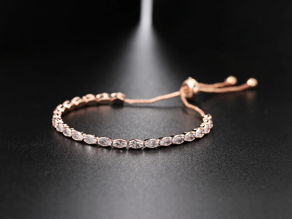 Fashionable Zircon Tennis Bracelets for Women Dazzling Various Shape Crystal Chain on Hand Trend Sexy Party Accessories Jewelry