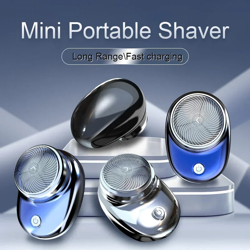 Electric Shaver Portable Mini Shaver Fast Charging Travel Version Men's Car Mounted Blade Water Wash