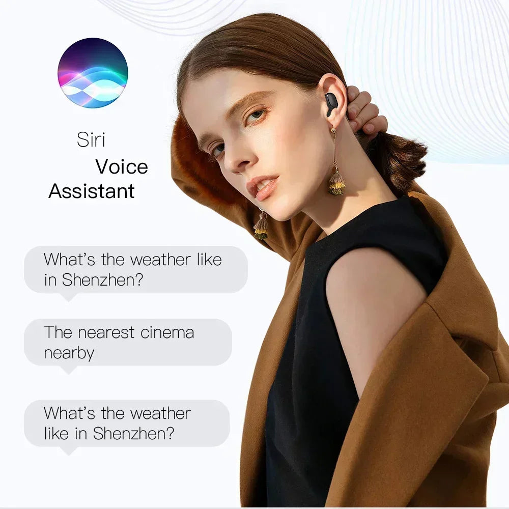 E6S TWS Bluetooth Earphones Wireless Bluetooth Headset Noise Cancelling Headsets With Microphone Headphones For Xiaomi Redmi