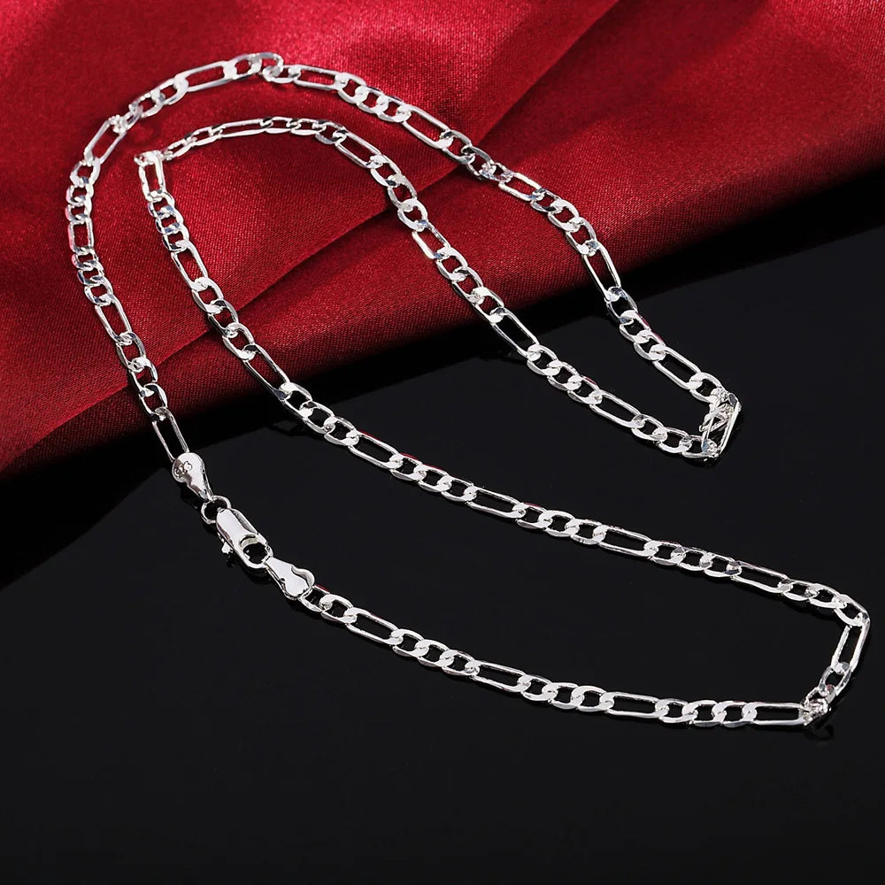 925 Sterling Silver 16/18/20/22/24/26/28/30 Inch Chains Necklace For Women Men Luxury Designer Jewelry Chshine