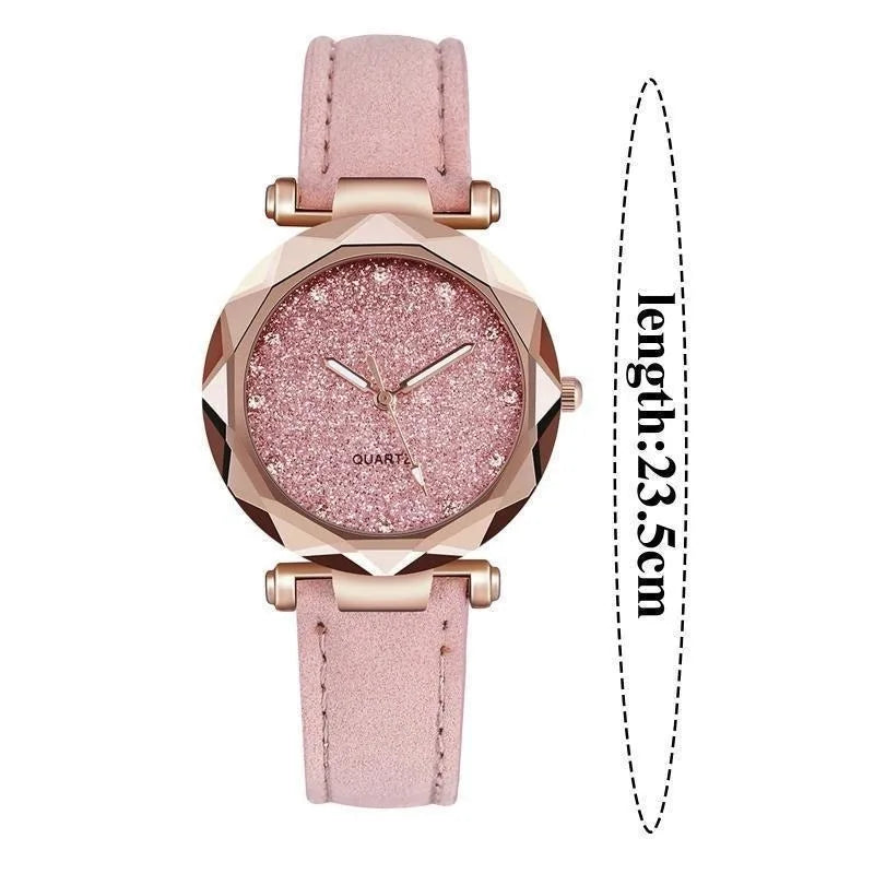 Ladies Women Quartz Watch Causal Dress Watches Leather Strap Watch