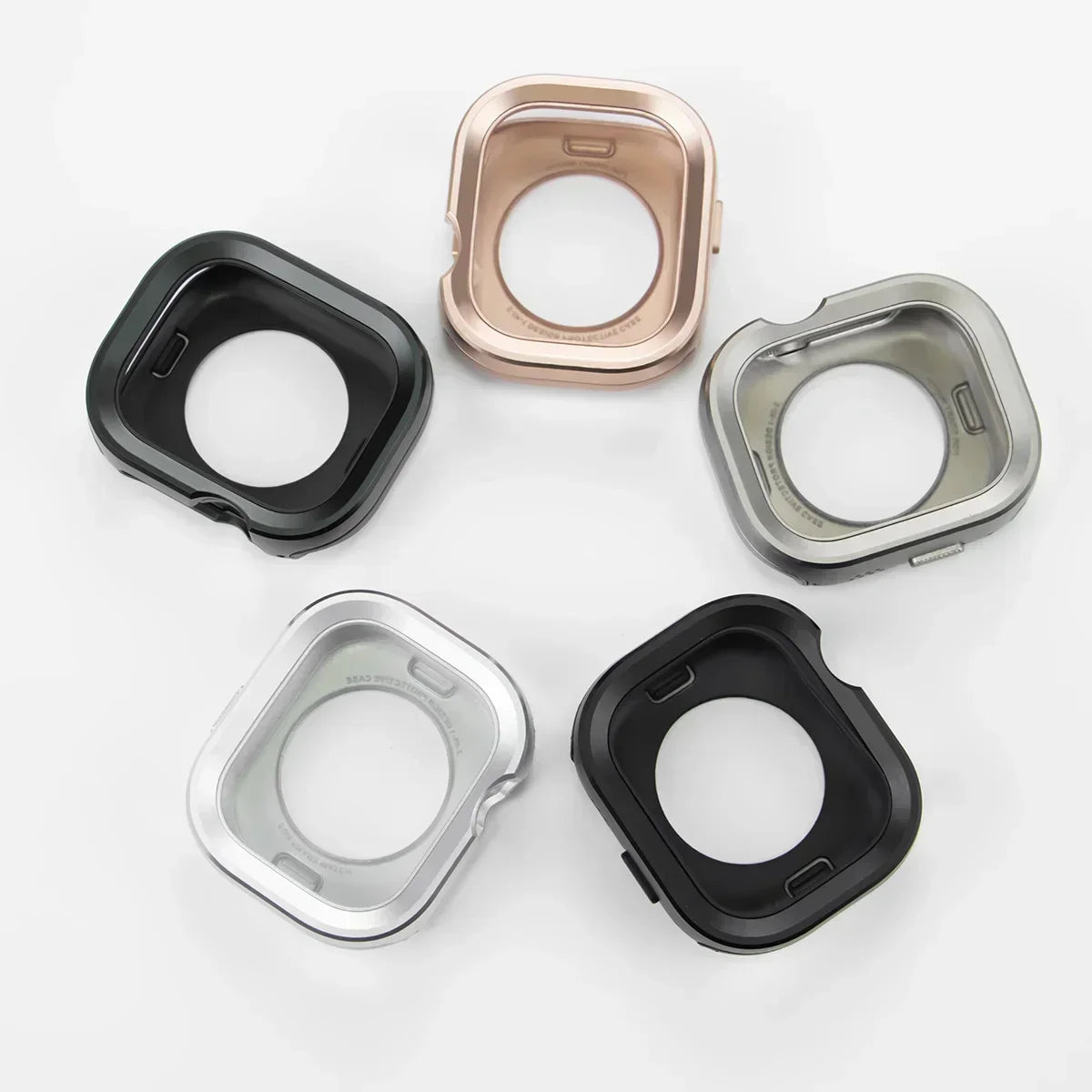 Metal Cover for Apple Watch Ultra Case 49mm 45mm 41mm 44mm 40mm Bumper Frame Shell Protector for iWatch Series SE 8 Ultra 7 6 5