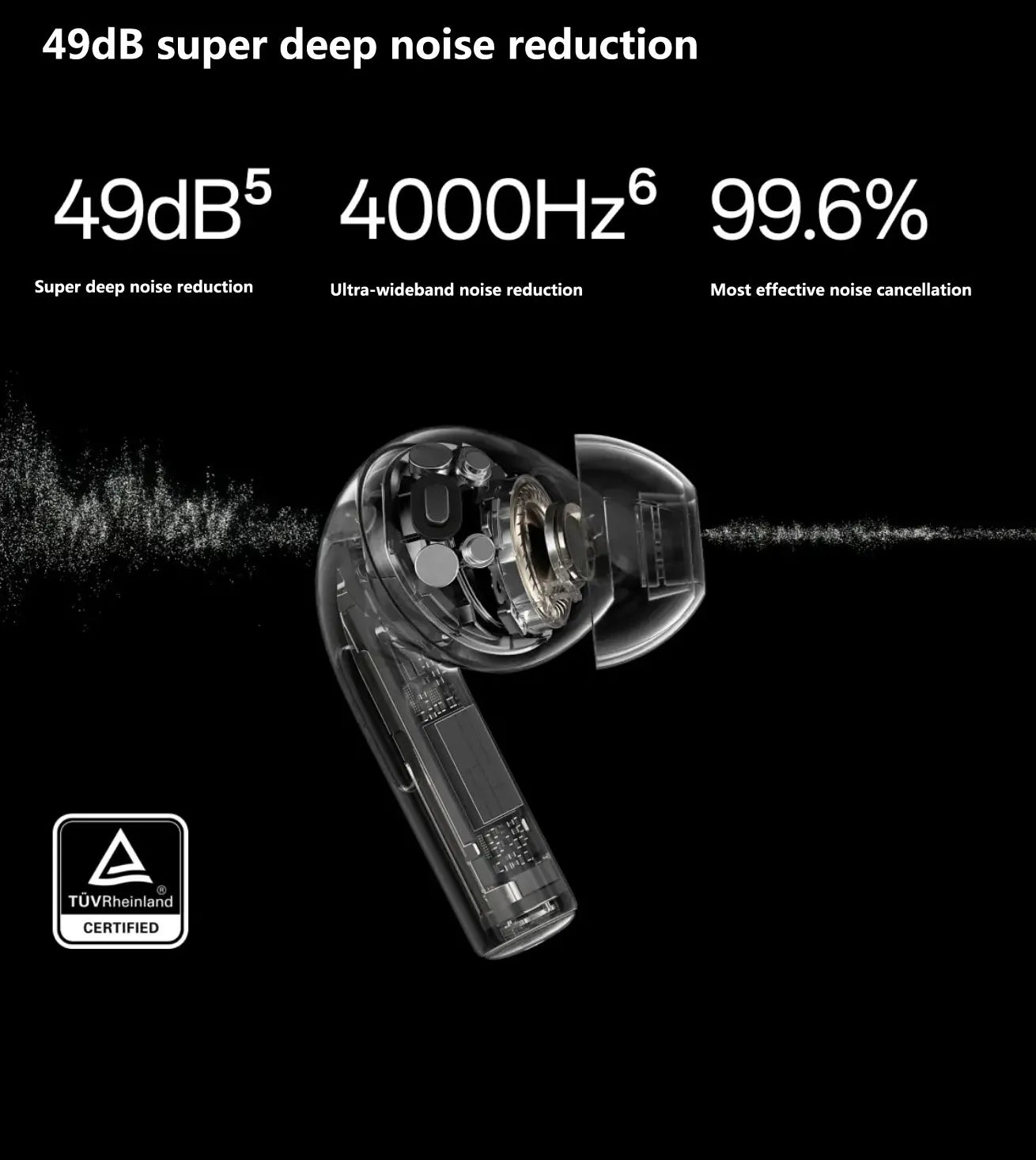 2024 New Oneplus Buds 3 TWS Wireless Bluetooth Earphone LHDC 5.0 49dB Active Noise Canceling 44h Battery Life For Oneplus 12