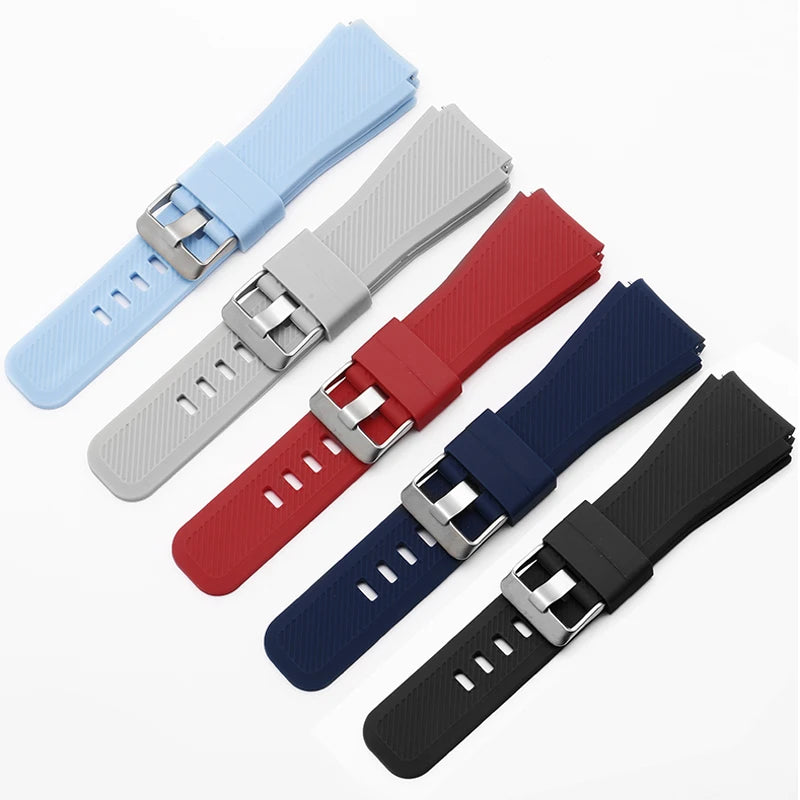 22mm 20mm band for Samsung Galaxy Watch 46mm/Huawei Watch GT 2/2e/Amazfit GTR 47mm for Samsung Sport Silicone Bracelet wristband