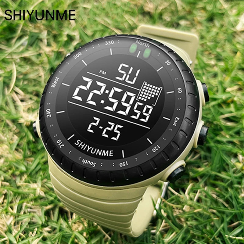 SHIYUNME Men's Sports Watch 50M Waterproof Military Display Clock Man Watches Modern Digital Reloj Hombre Luxury Fashion