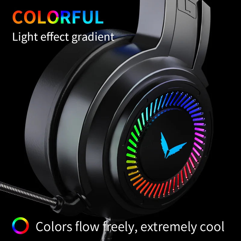 G58 Gaming Headset Wired 7.1 Stereo Channel Headset Bass Earphone Headphone With Mic for Computer Pc Gamer Foldable