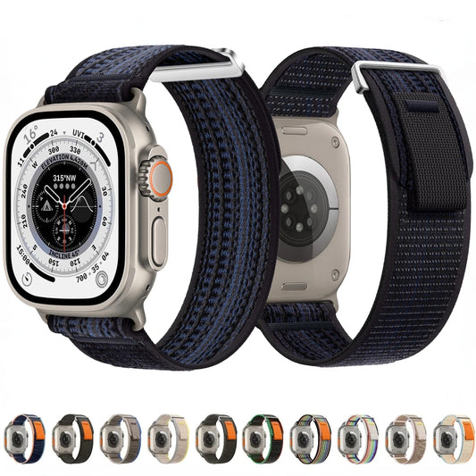 Nylon strap For Apple watch 10 46mm 42mm Ultra 2 49mm 9 8 7 45mm 41mm Sports breathable watchband For iwatch 6 5 4 3SE 44mm 40mm