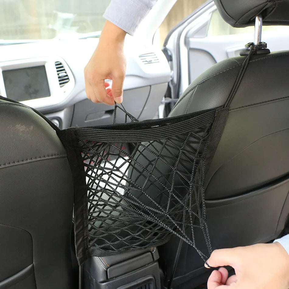 Car Hanging Net Bag Pocket Storage Bag Stuff Organizer for Jeep Renegade 2014 - 2021 Interior Accessories